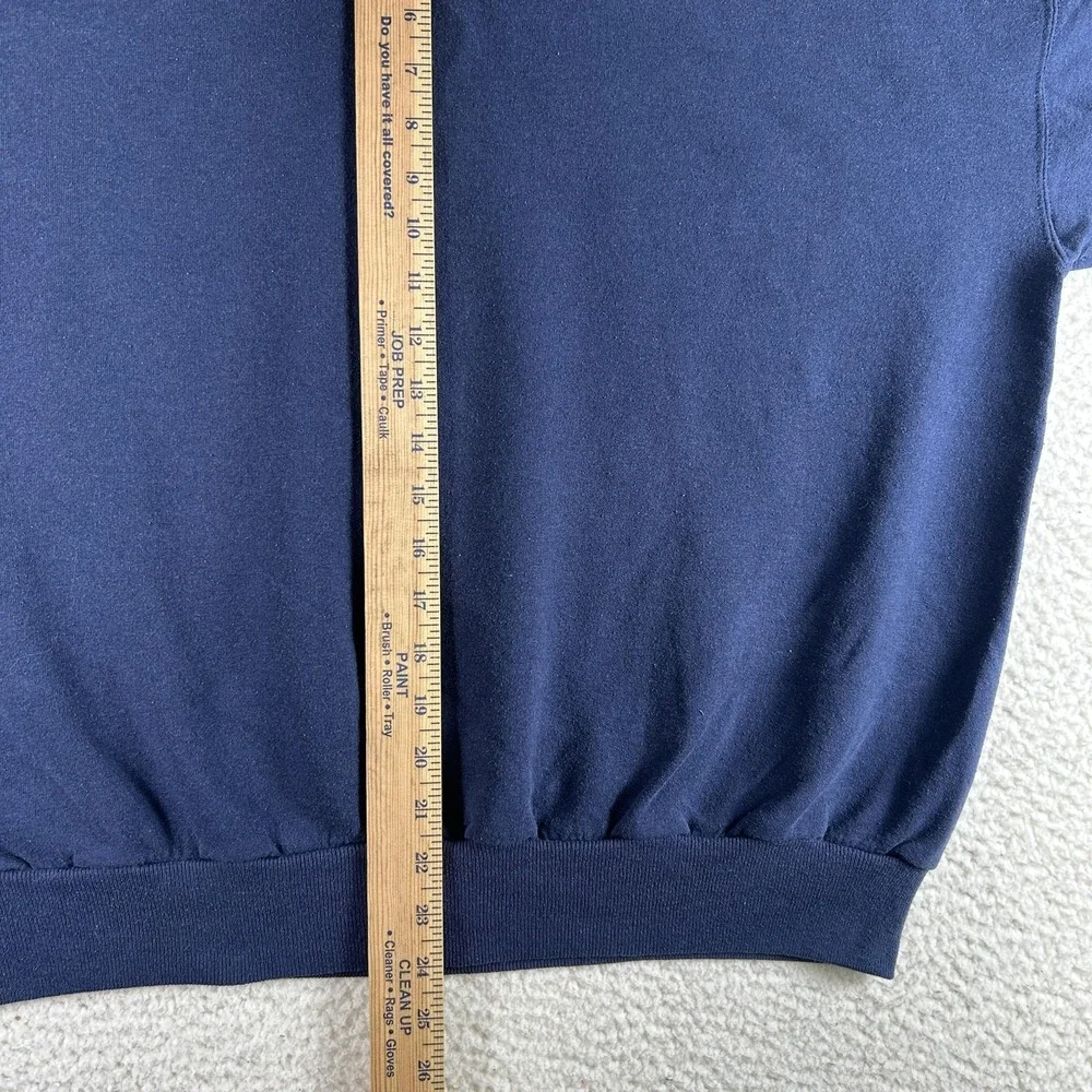 Vintage Nike Sweatshirt Mens 2XL Fleece Pullover Crewneck Swoosh Logo Distressed